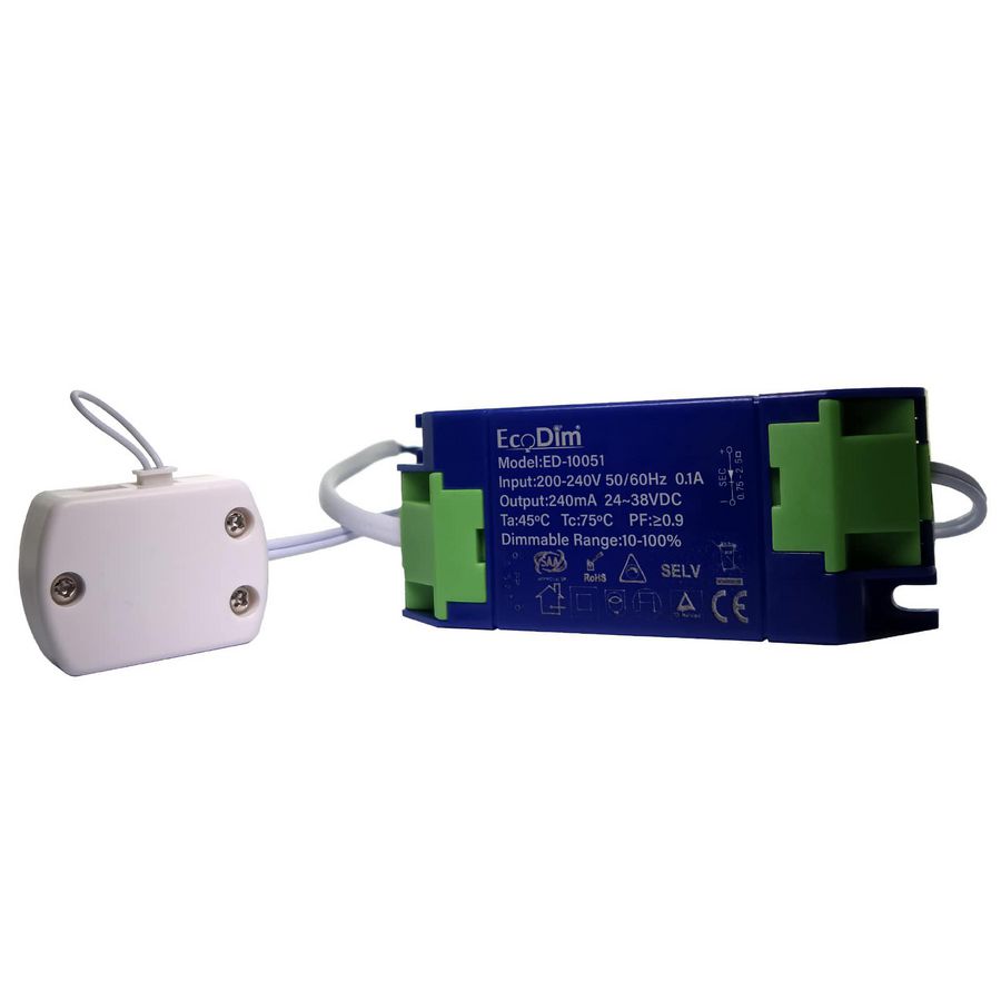 LED driver dimbaar 3/4 spots 8-12W 240MA 24-38VDC
