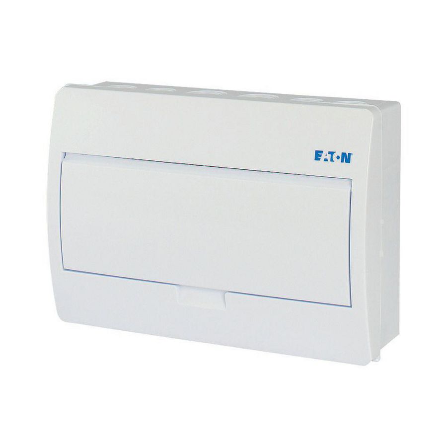 Installatiekast, opbouw, IP40, 1x12TE, deur wit Eaton