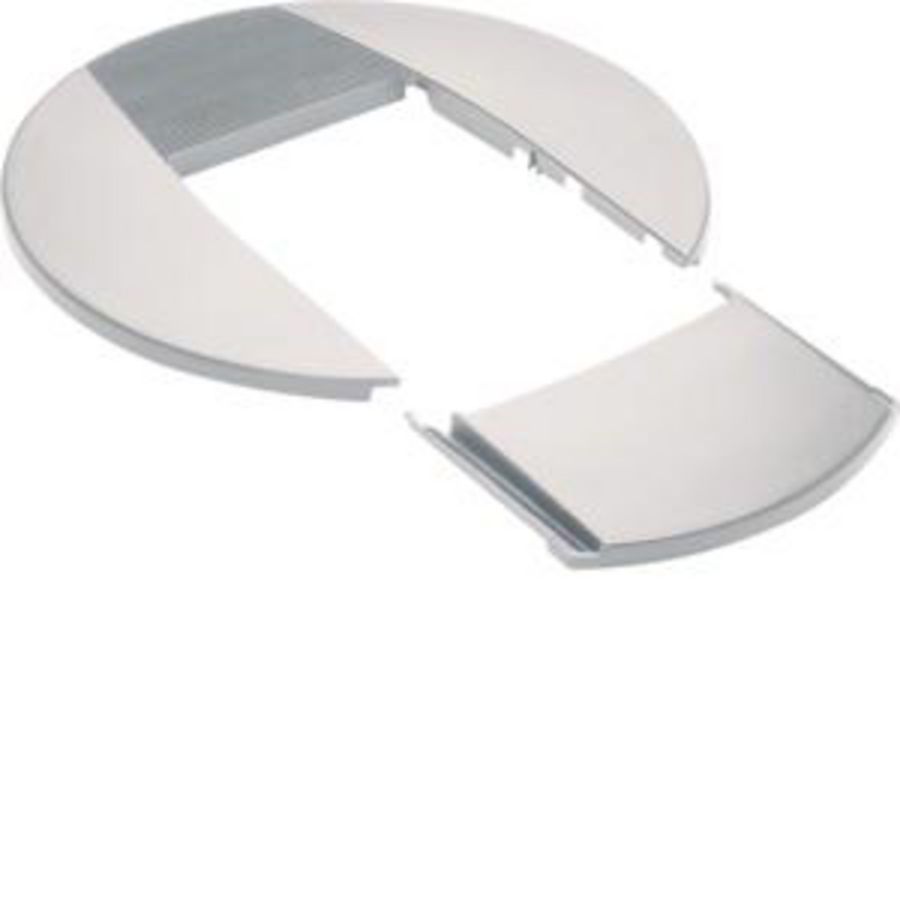 Plafondrozet voor enkele zuil 80mm DAC verkeerswit