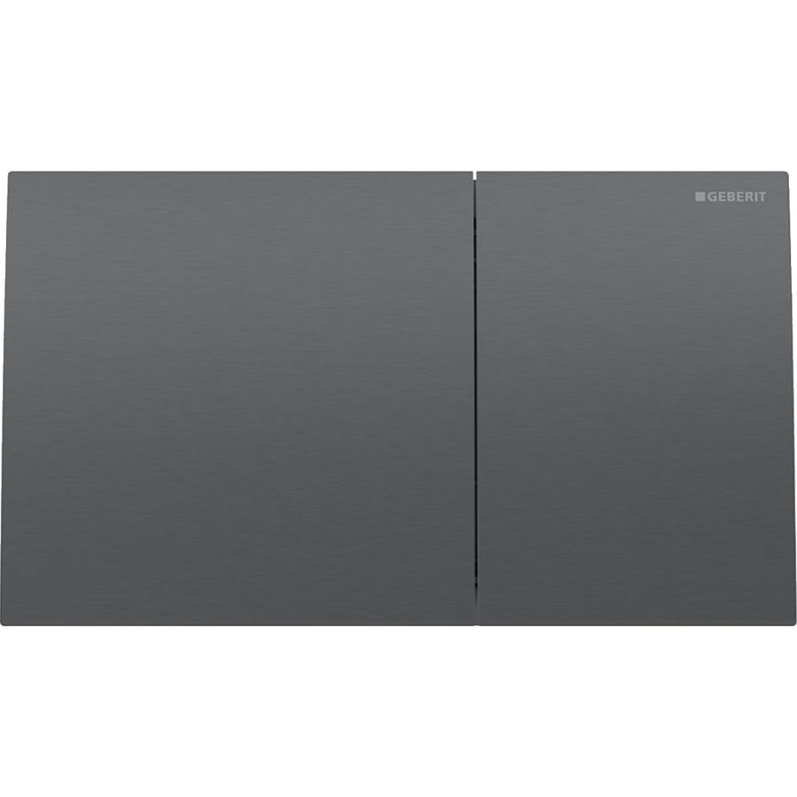 Bedieningsplaat 2-toets Sigma70 SQUARE RVS zwartchroom