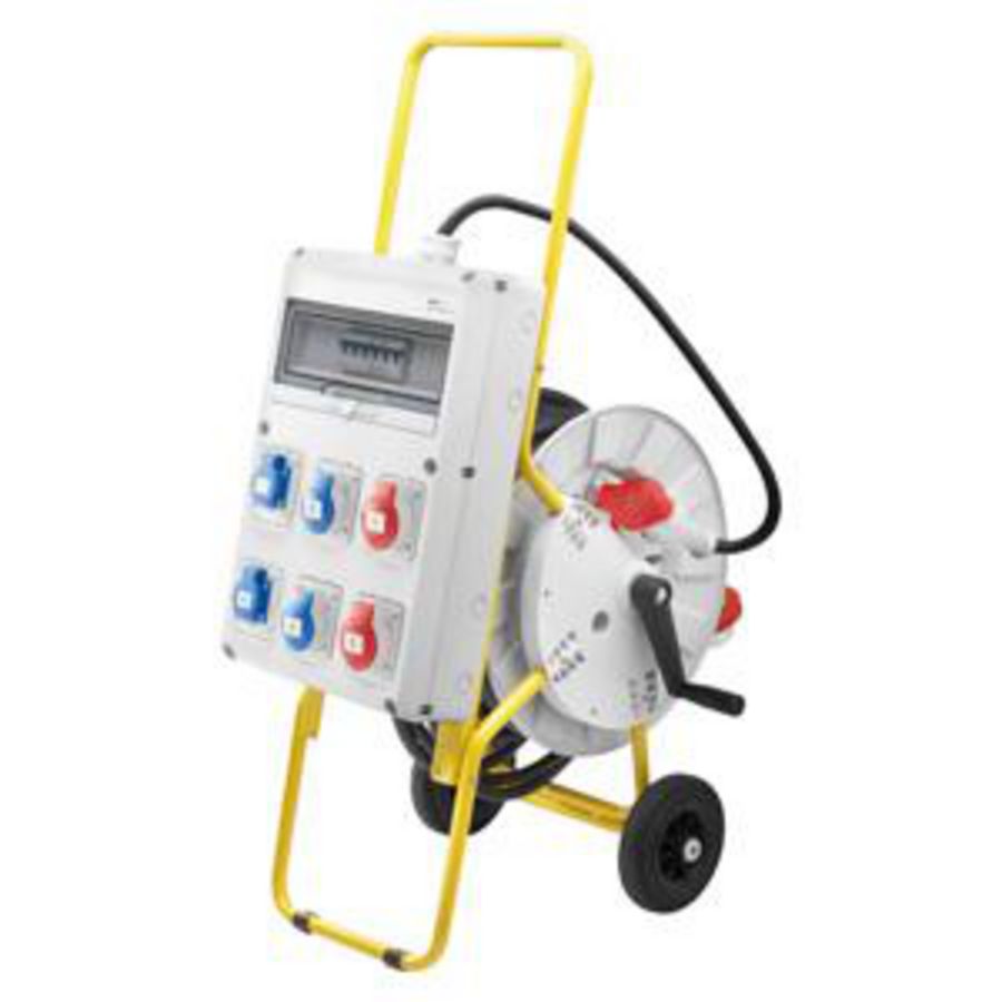 Q-DIN 14 ACS-MOBIEL-DRAAGBAAR-MET ONDERSTEL-2x2P+A 16A