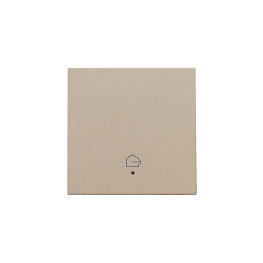 Afwerkingsset lens geconn. enkelv. Schakelaar champagne