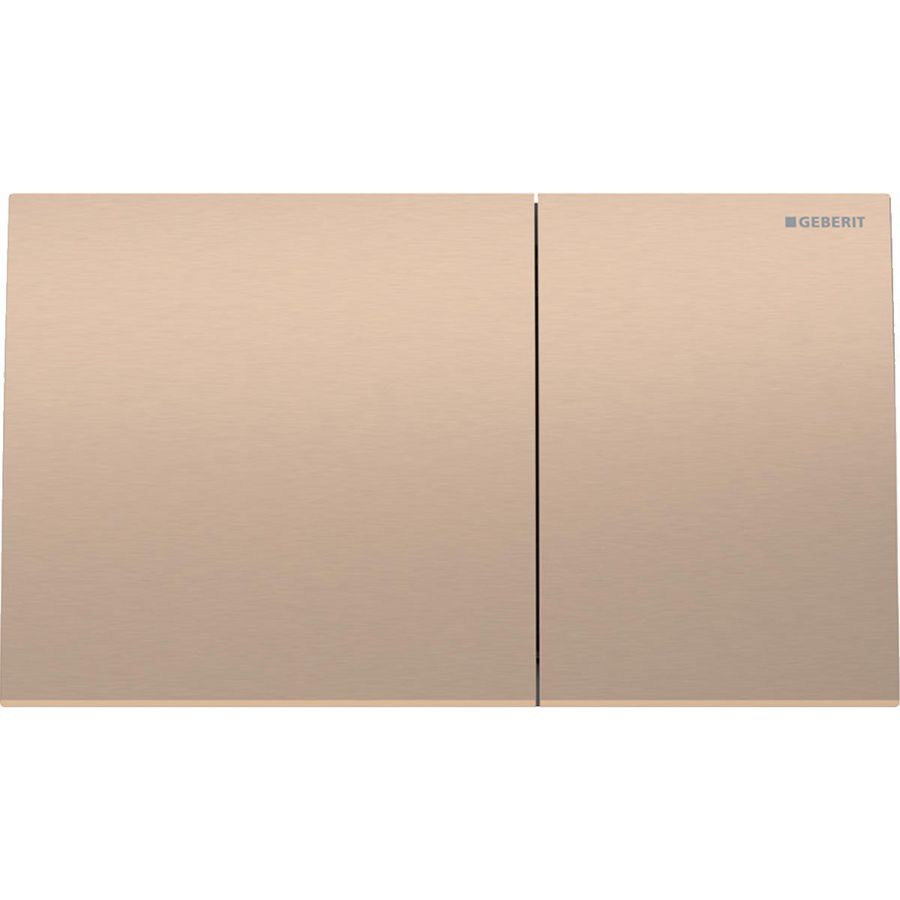 Bedieningsplaat 2-toets Sigma70 SQUARE RVS roodgoud