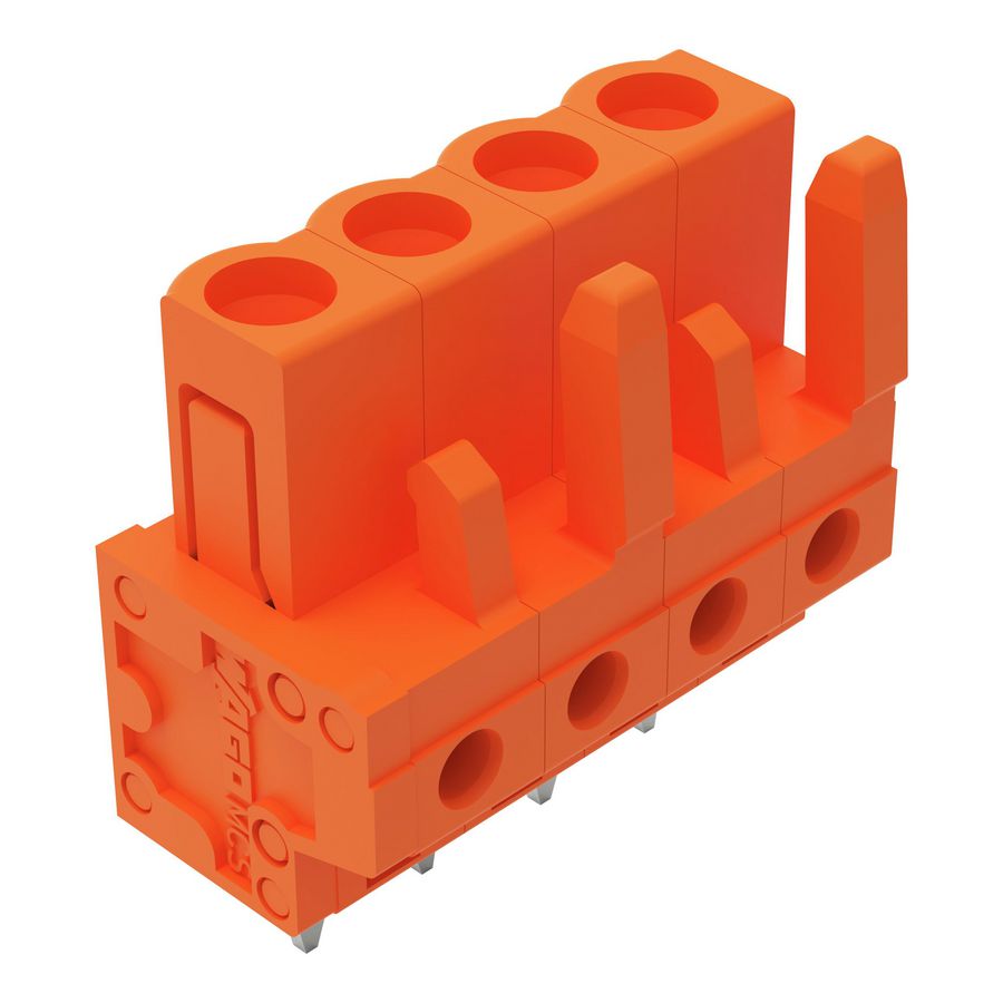 THT FE steker RE raster 5,08mm oranje 232-164 VVE=100