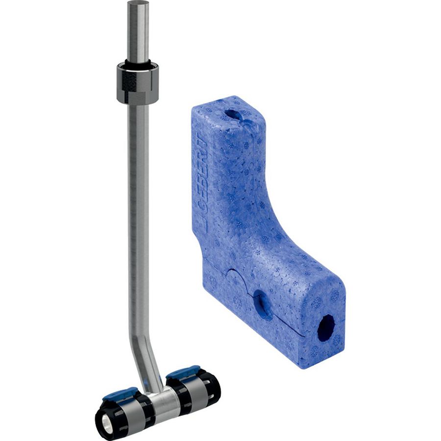 Radiatoraansluiting FLOWFIT pers vernikkeld T-stuk Eu 16x15 EUG3/4" euroconus VVE=2