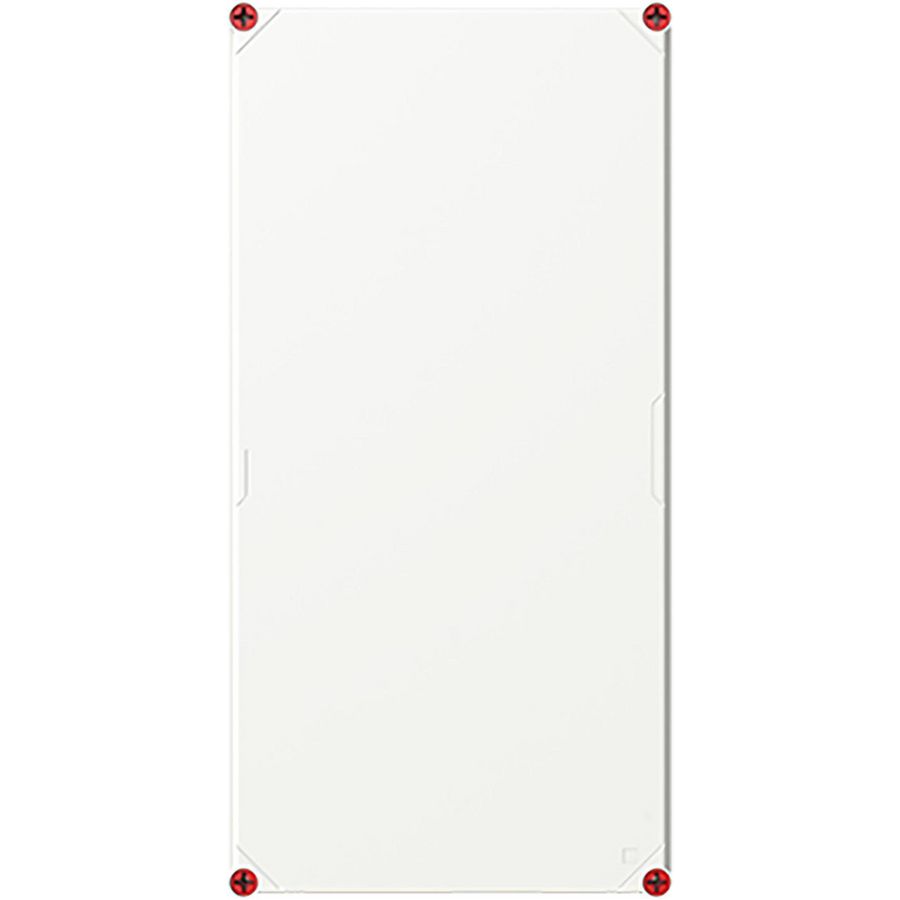 Installatiekast VMS 63 deksel GRIJS INCL. SLUITING ROOD