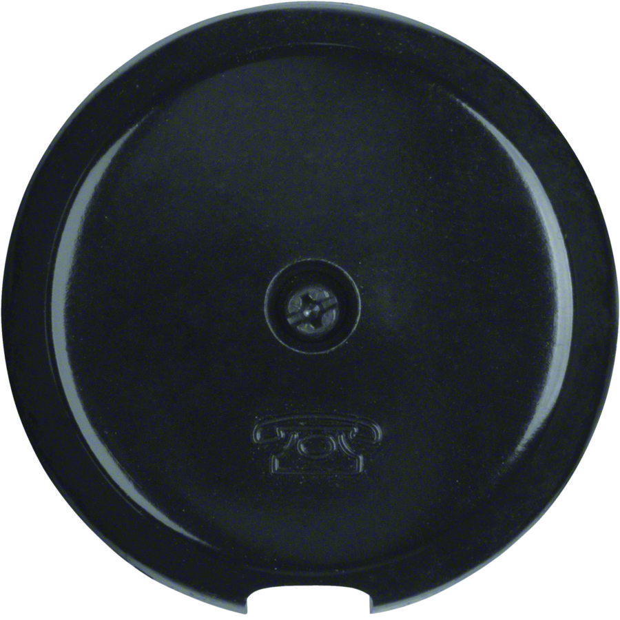 Centraaldeel kabeluitgang Serie 1930/Glas zwart