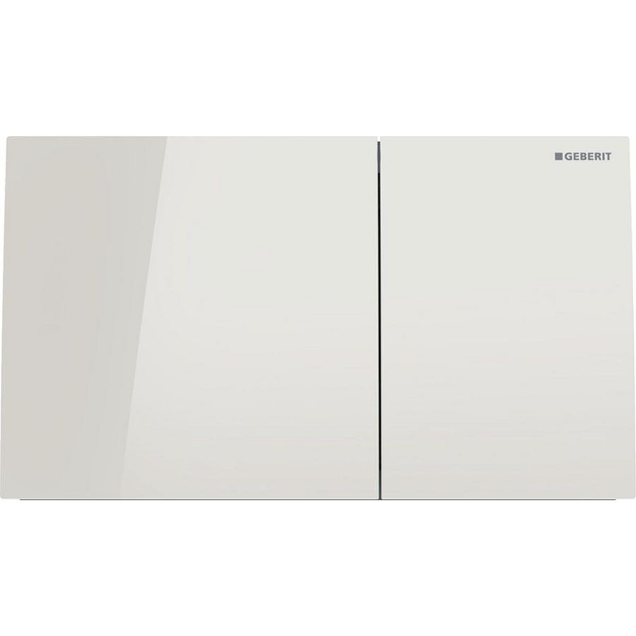 Bedieningsplaat 2-toets Sigma70 SQUARE glas zandgrijs