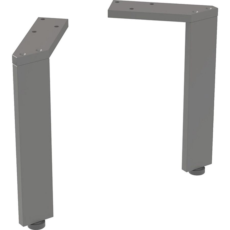 Set Steunpoten Smal 2 Stk H225mm Lava/Poedergelakt Mat