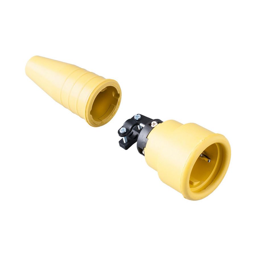 Volrubber koppelcontactstop 16A 250V randaarde VVE=10