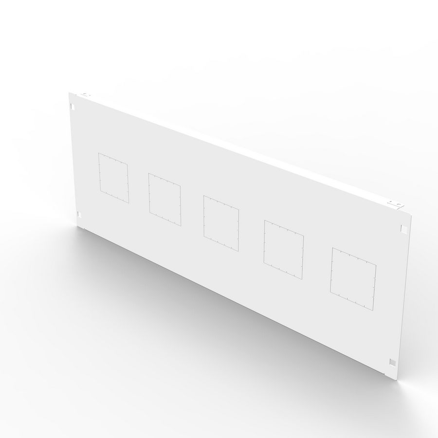 Frontplaat DPX3 125 HP 4-polig 36 modulen verticaal