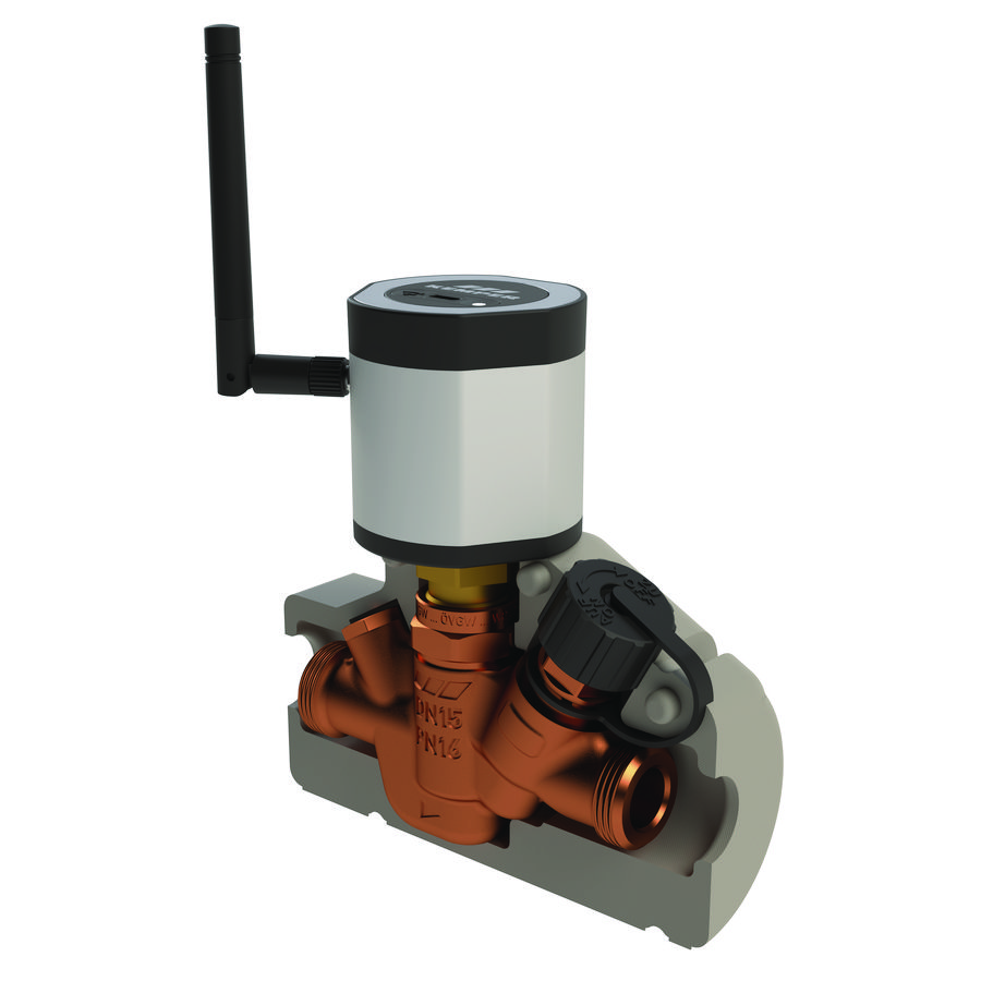 MULTI-THERM PRO automat. digitale inregelafsluiter AG DN 15