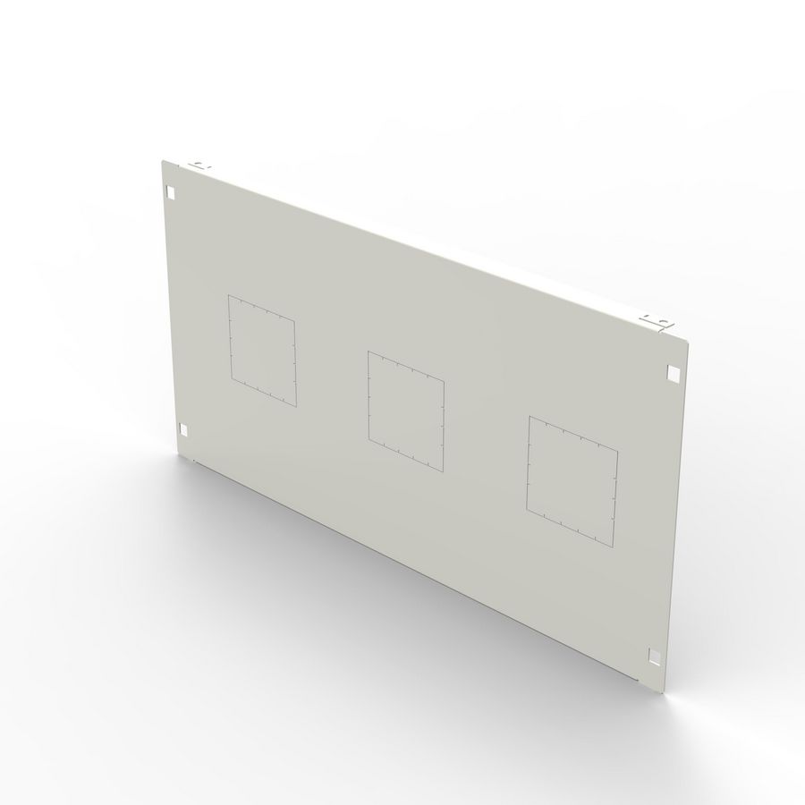 Frontplaat DPX3 125 HP 4-polig 24 modulen verticaal