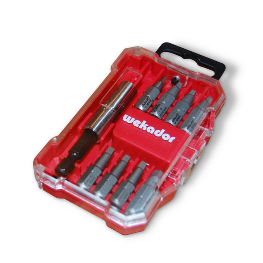 Bitbox 9-delig Robertson (vierkant) 2x R0, 2x R1, 2x R2, 2x R3 incl.magnetisch bithouder in kunststof box