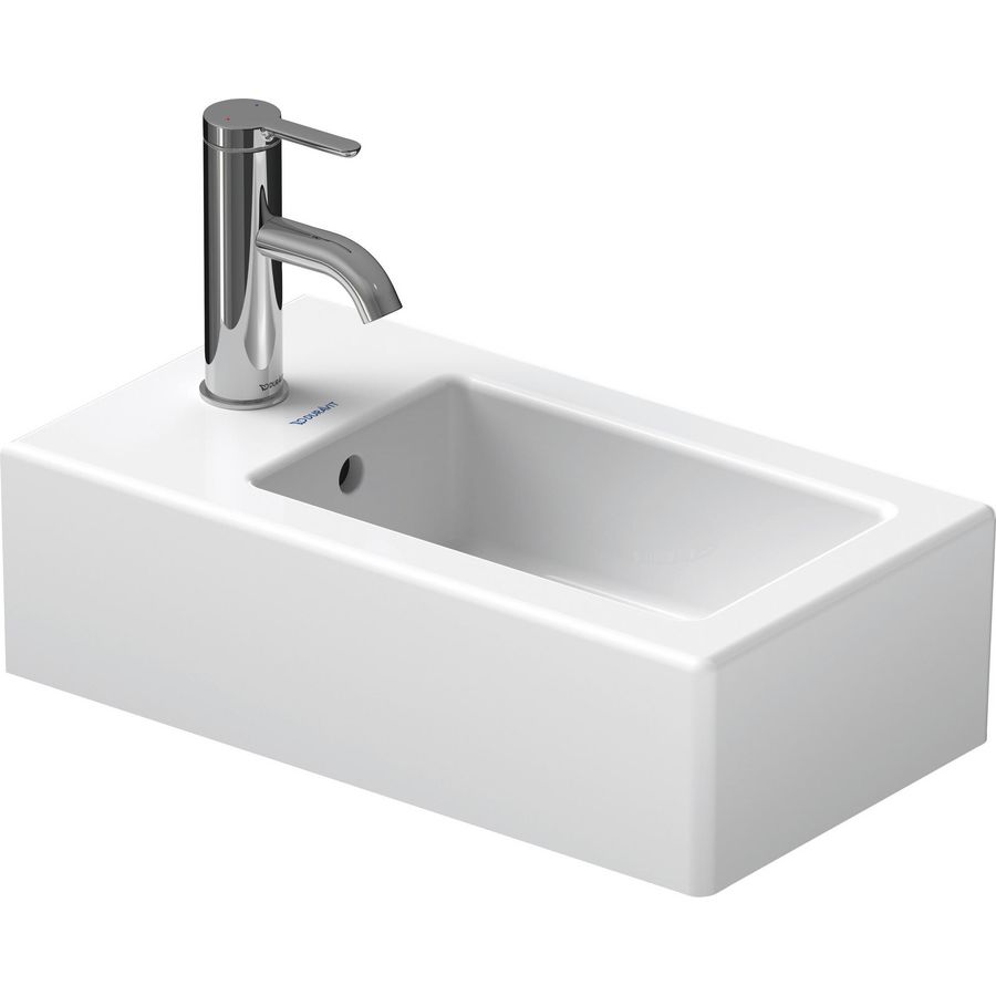VERO #070225 fontein 250mm wit met kraangat met overloop