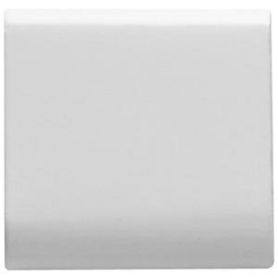 INTERCHANGEABLE BUTTON KEY-22X22mm-GENERAL-SATIN WHITE VVE=4