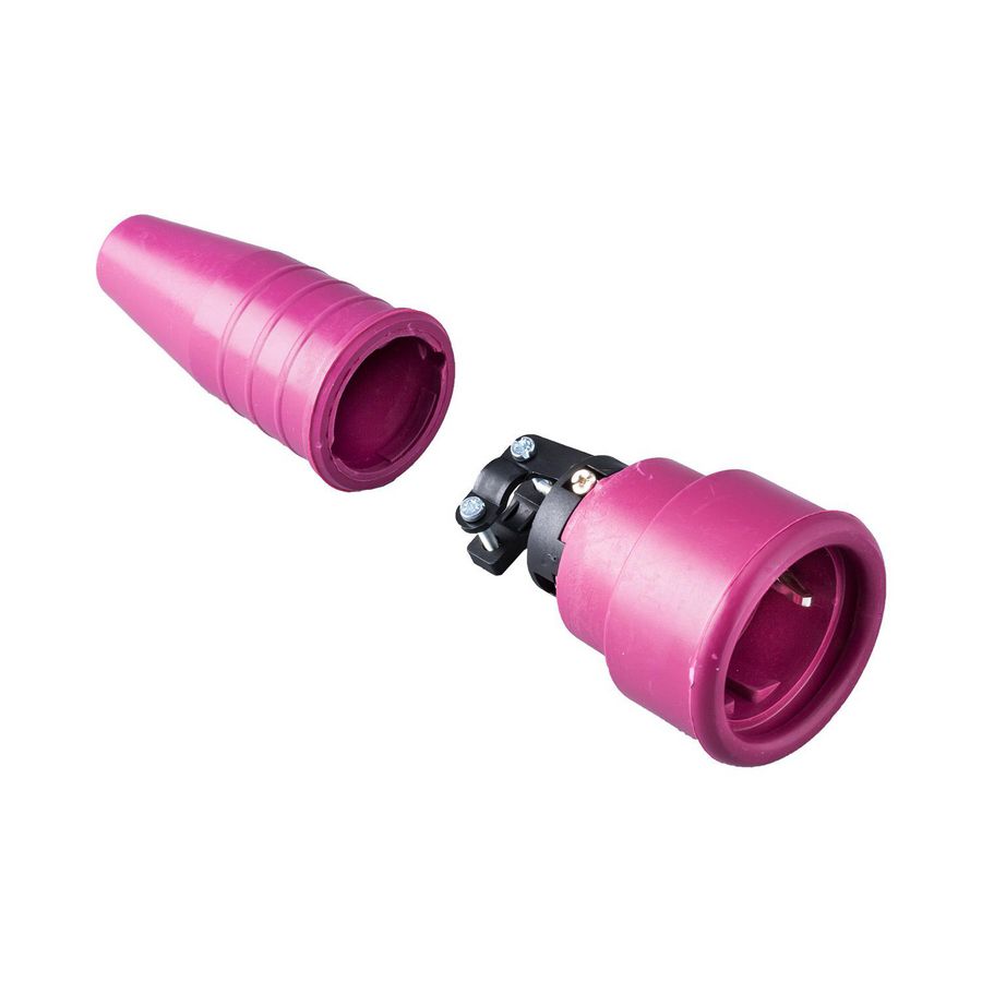 Volrubber koppelcontactstop 16A 250V randaarde VVE=10