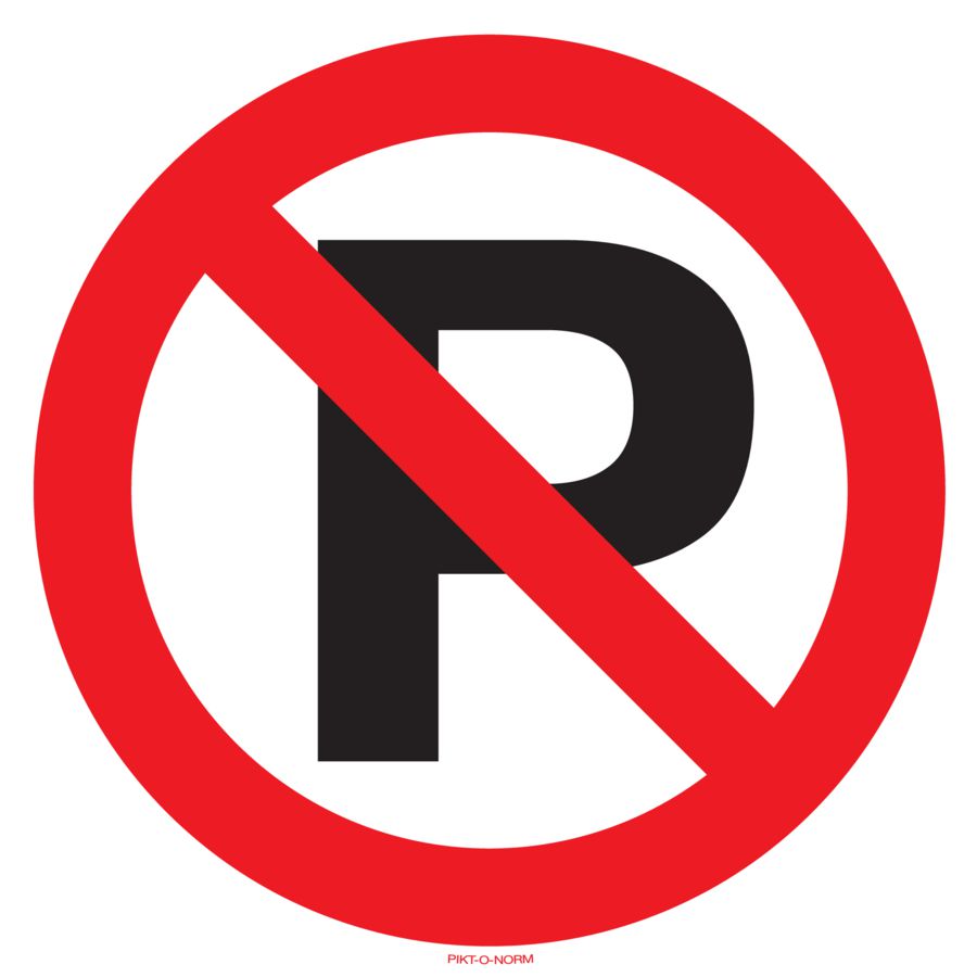 STICKER D=200 VERB. PARKEREN (809-323307)