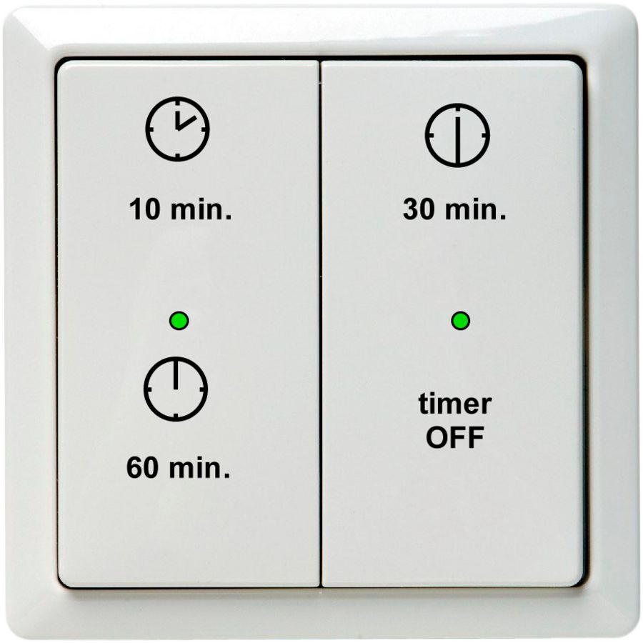 Draadloze Timer RF tbv Comfofan CO2 (10, 30 en 60 minuten)