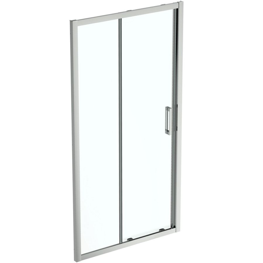 Schuifdeur Connect 2 2-delig 1050x1955mm omkeerbaar zilver