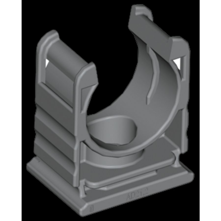 Zadel kunststof Ø15,8mm grijs VVE=50