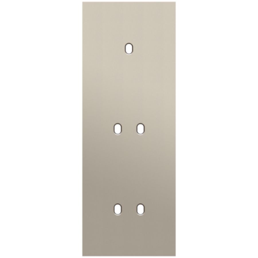 Afdekplaat 3-voud vertic. 71mm centerafst 166-57953