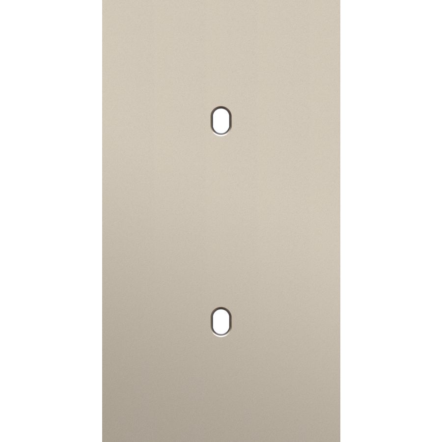 Tweevoudige afdekpl. verticaal 71mm centerafstand twee enkel
