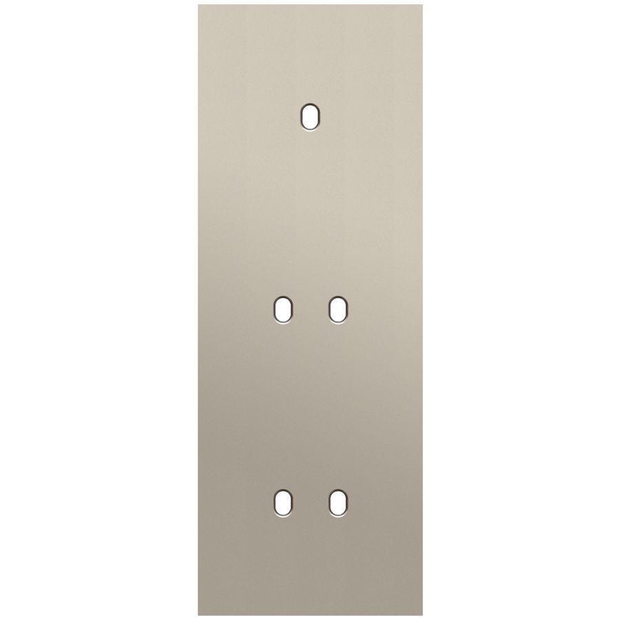 Afdekplaat 3-voud vertic. 71mm centerafst 166-57953
