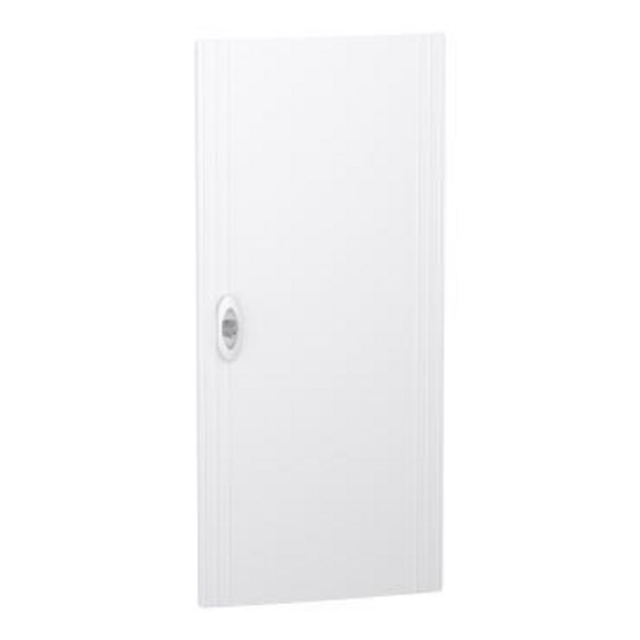 Deur PrismaSeT XS vol wit (RAL9003) verdeler 4 x 13 modules