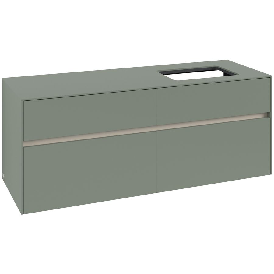 Wastafelonderkast Collaro 1400x548x500mm Soft Green C118B0AF