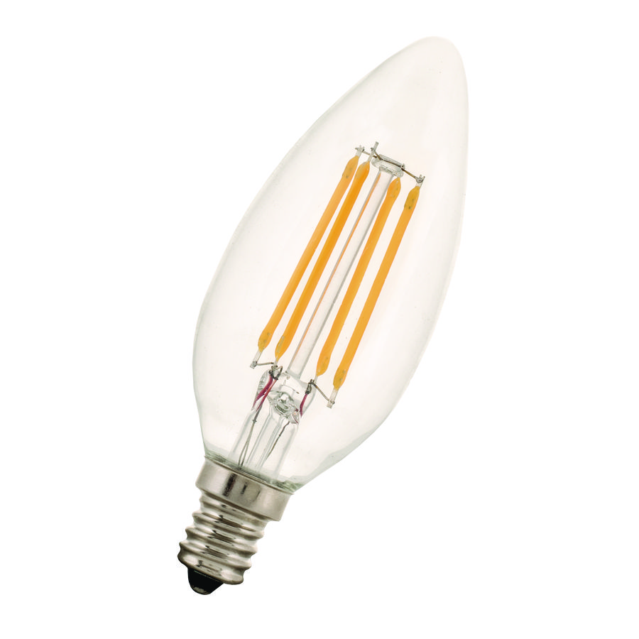 LED-lamp C35 CL FIL E12 3W 32W 350lm 827 helder