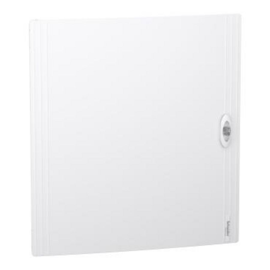 Deur PrismaSeT XS vol wit (RAL9003) verdeler 3 x 24 modules