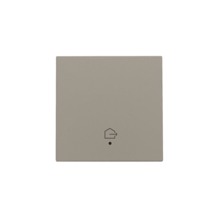 Afwerkingsset lens geconn. enkelv. Schakelaar bronze