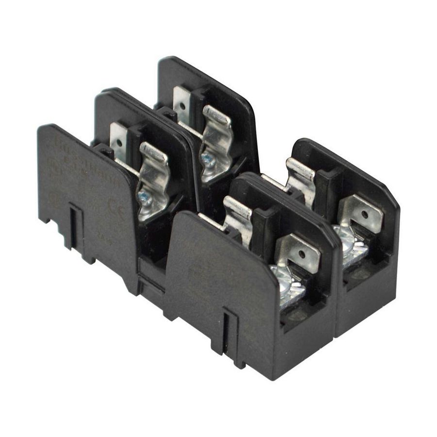 BMM zekeringblok 600V 30A Screw/Quick Connect Two-pole VVE=5