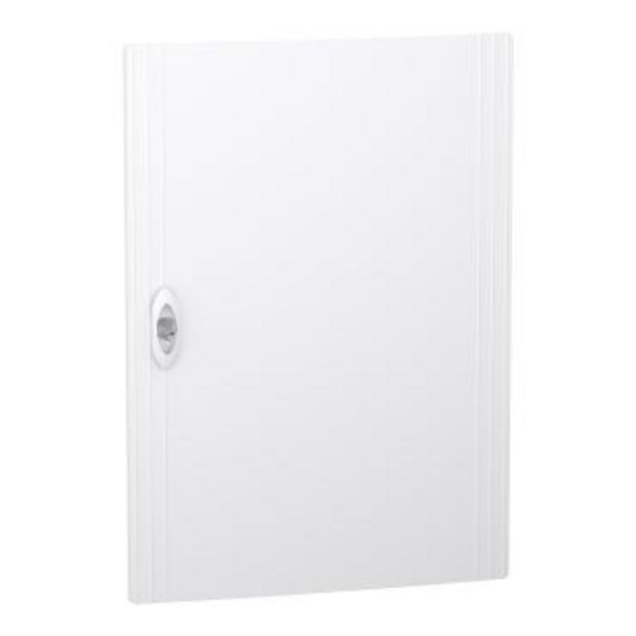 Deur PrismaSeT XS vol wit (RAL9003) verdeler 3 x 18 modules