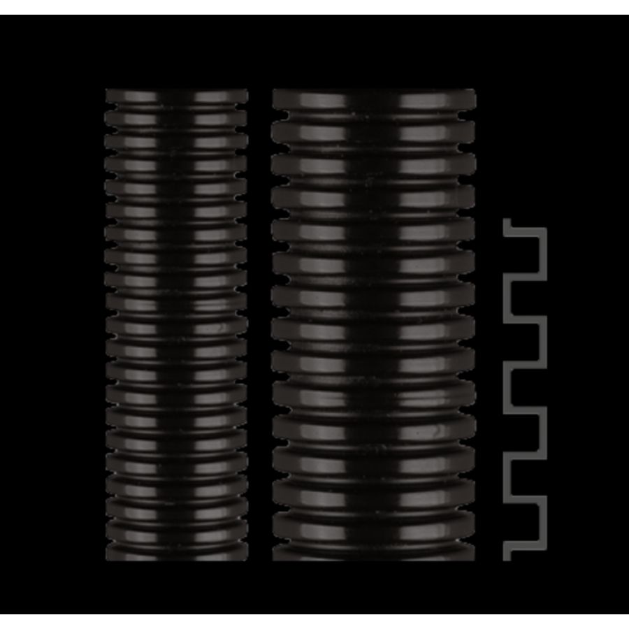 Rol a 25m. Beschermslang kunststof smal profiel IP68 AD