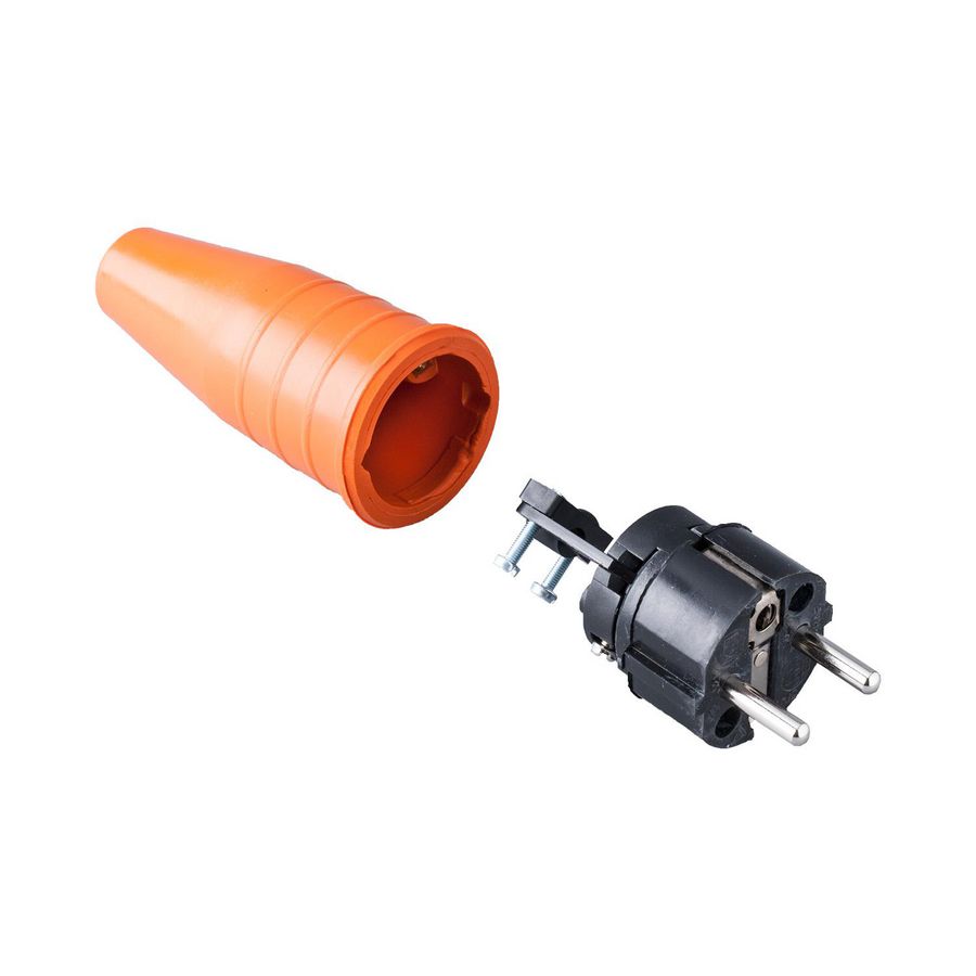 Volrubber contactstop 16A 250V bus/randaarde greep VVE=100