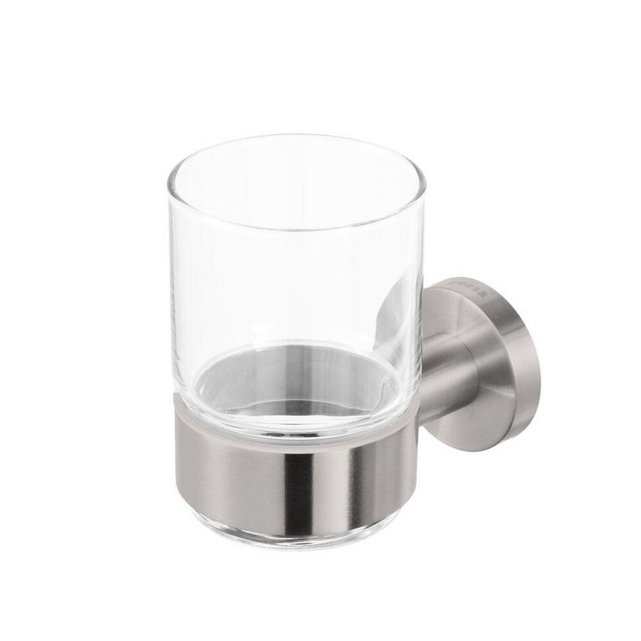 Drinkglas + drinkglashouder rvs NEMOX STAINLESS STEEL