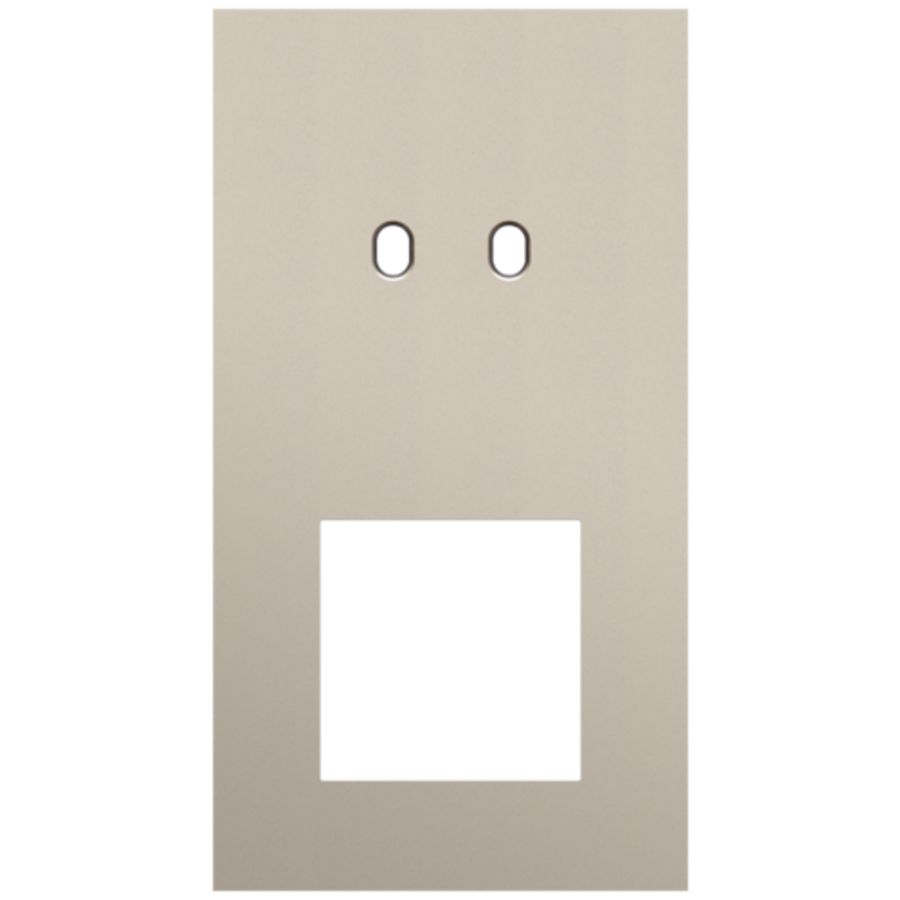 Afdekplaat 2-voud vertic. 71mm centerafst 166-57856