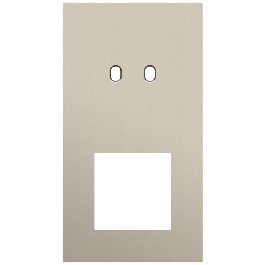 Afdekplaat 2-voud vertic. 71mm centerafst 166-57856