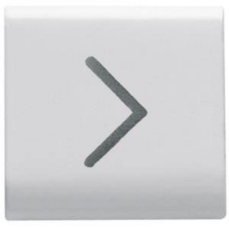 INTERCHANGEABLE BUTTON KEY-22X22mm-HORIZONTAL ARROW-SA VVE=4