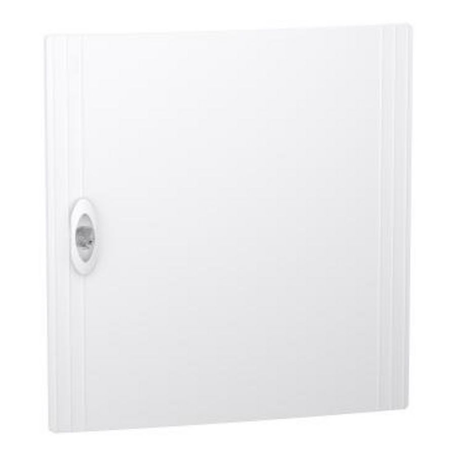 Deur PrismaSeT XS vol wit (RAL9003) verdeler 2 x 18 modules