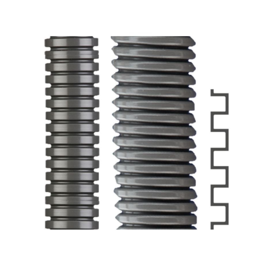 Rol a 25m. Beschermslang kunststof IP68 V2 Ø54,5mm grijs