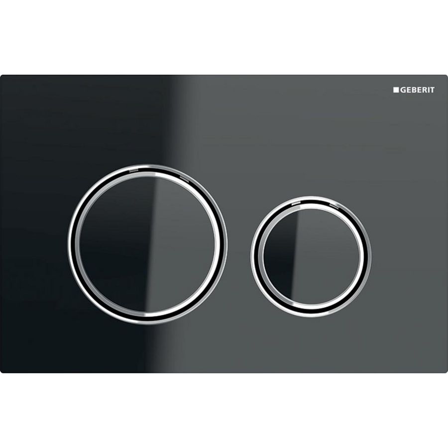 Bedieningsplaat 2-toets Sigma50 ROUND (voorheen Sigma21) 2-toets afdekplaat+toetsen: lava ringen+bevestigingsplaat: chroom