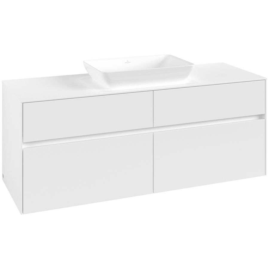 Wastafelonderkast Collaro 1400x548x500mm Wh.Matt C11600MS