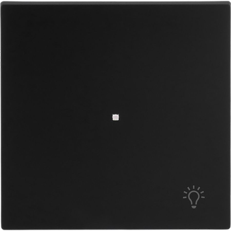 Free@Home bedieningswip 1-voudig licht art-matzwart (6231-10-45M)