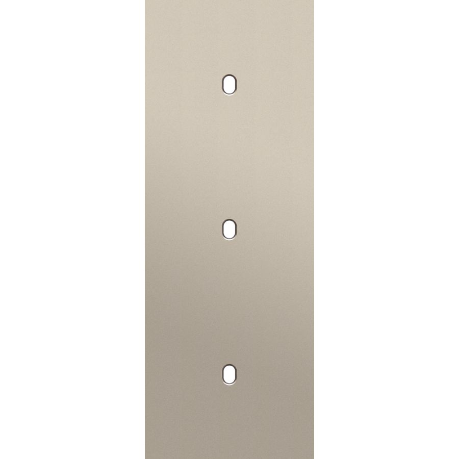 Drievoudige afdekpl. verticaal 71mm centerafstand drie enkel