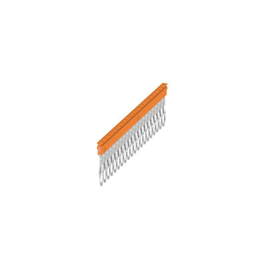 Dwarsverbinder (terminal) Plugged oranje 24 A p: 20 VVE=20