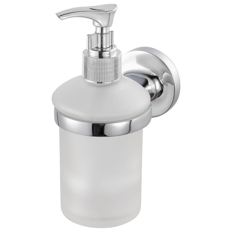 Zeepdispenser glas chroom ASPEN