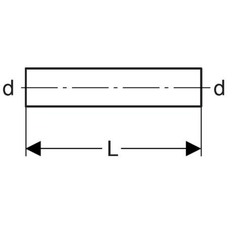 Buisstuk MAPRESS C-STAAL 2x spie 42mm